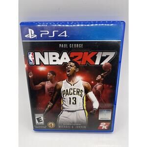 NBA 2K17 (PS4, 2016) Complete In Box - Tested & Working